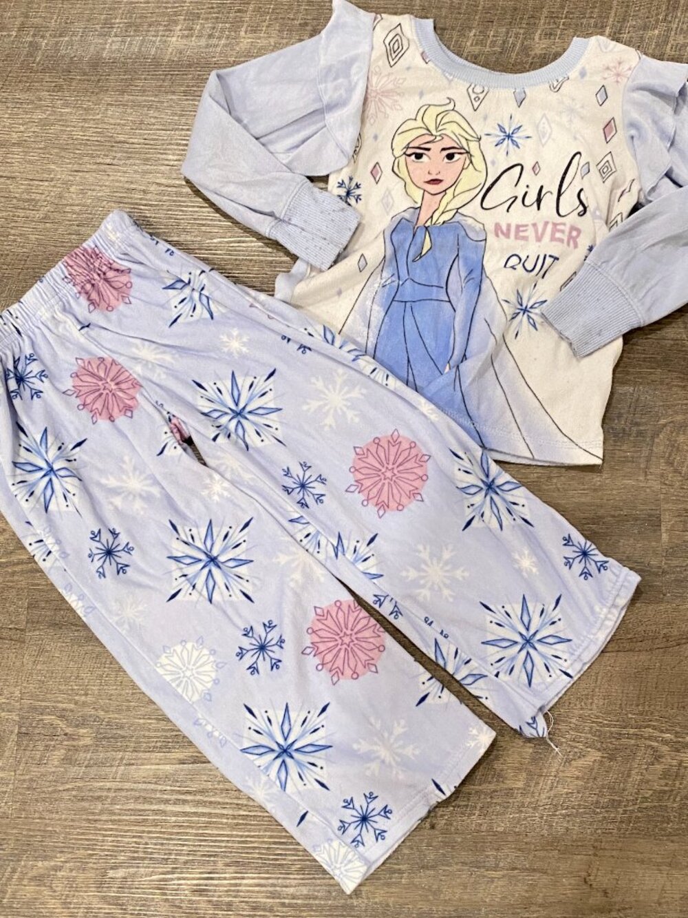 Disney Frozen Girl Fleece PJ’s Sleep Set 5T